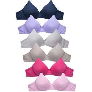 Mamia Ladies No Wire Plain Cotton Bra (Br4242pn7) - Box Only