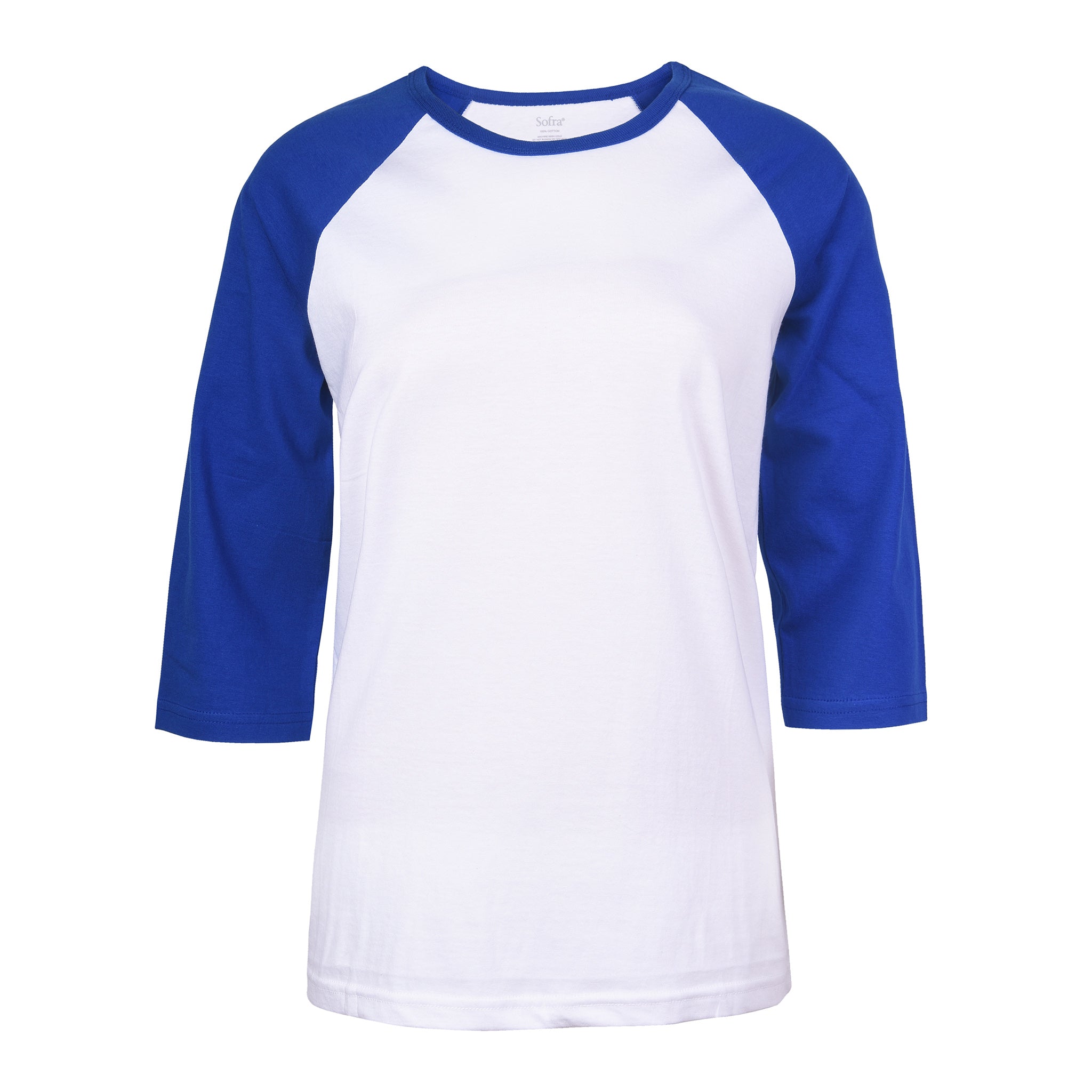 Cottonbell Ladies Baseball Tee (Lbt001c_whRb)