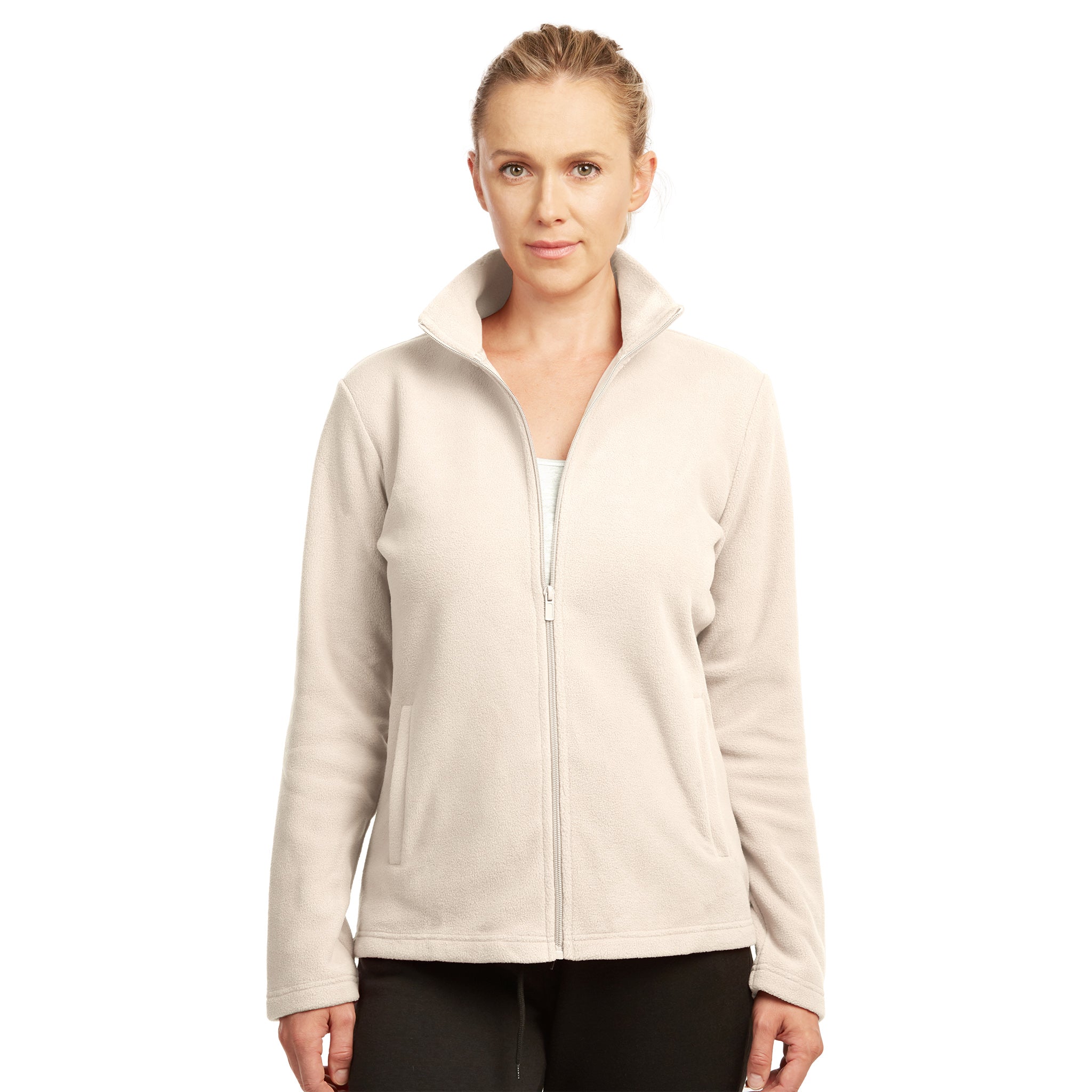 Sofra Ladies Polar Fleece Jacket (Lpf200_oat)