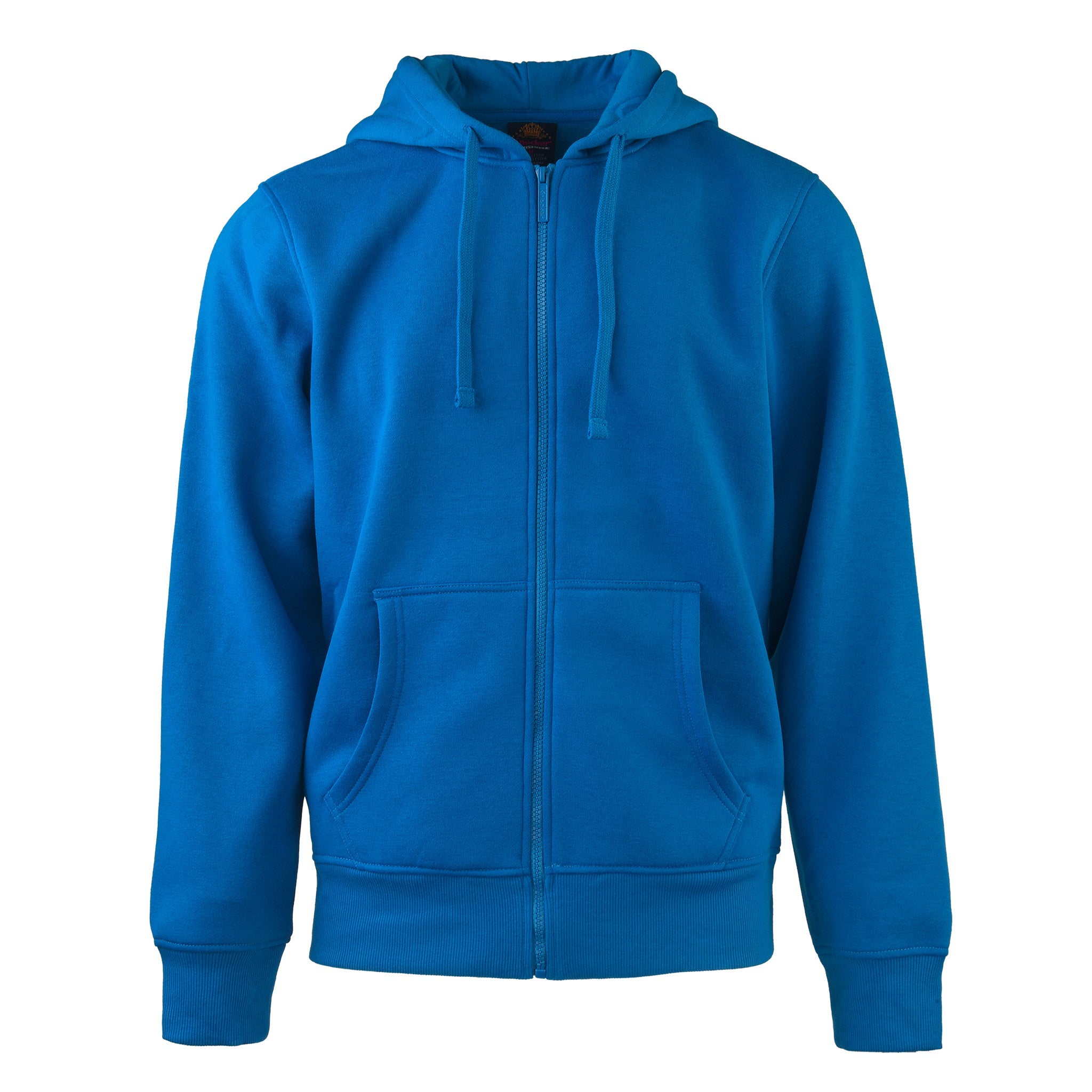 Knocker Men'S Heavy Weight Fleece Zipper Hoodie Jacket (Hd2000_blue)