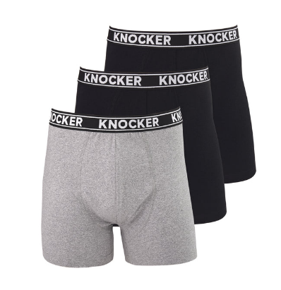 Knocker Men'S Cotton Stretch Boxer Briefs (Bbc5000)