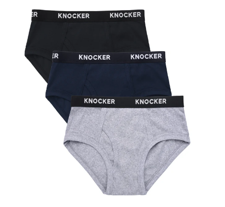 Knocker Boys Cotton Band Briefs (Bc3400)