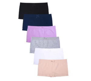 Sofra Girl'S Seamless Boyshorts Panty (Gps048f)